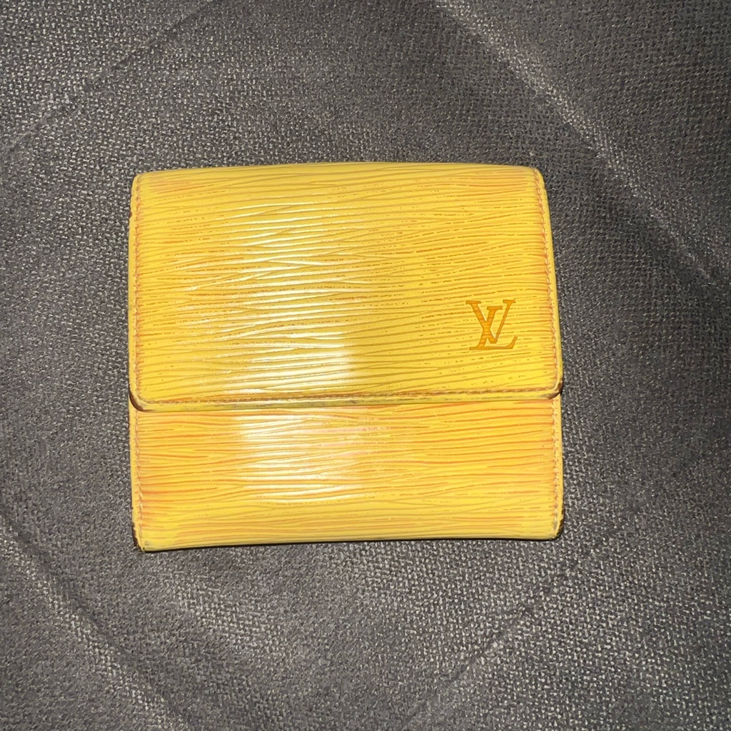 Louis Vuitton Epi Yellow Wallet